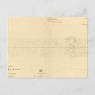 Linea Divisoria Entre Mexico 6 Postcard