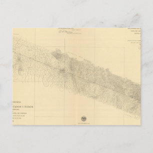 Linea Divisoria Entre Mexico 9 Postcard