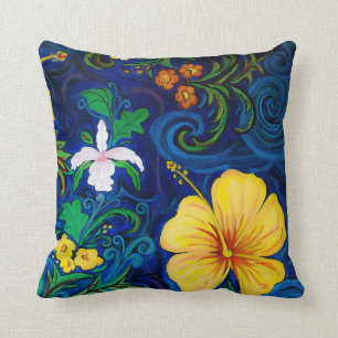 LineA Lava Lava Painting 16" x 16" Cushion