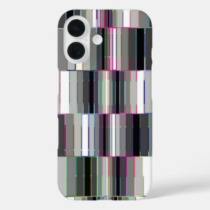 Linear Abstract Geometric Illusion iPhone 16 Case