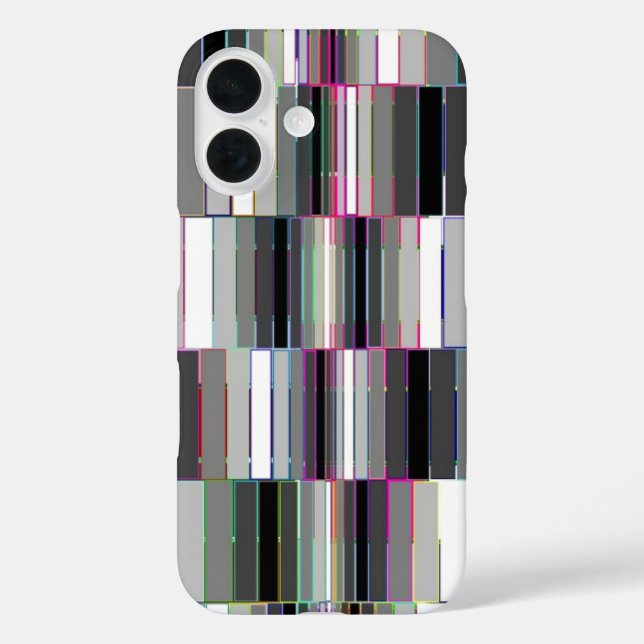 Linear Abstract Geometric Illusion Case-Mate iPhone Case (Back)