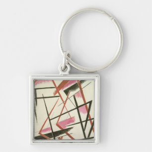 Linear Construction, c.1921 (gouache on paper) Key Ring
