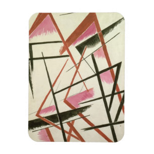 Linear Construction, c.1921 (gouache on paper) Magnet