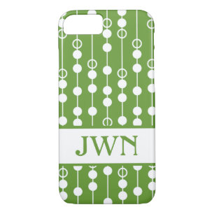 Linear Dot #7 with monogram Case-Mate iPhone Case