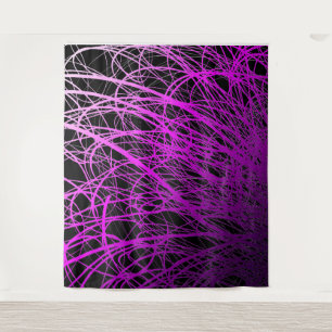 Linear Explosion Purple  -Tapestry Tapestry