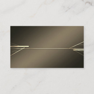 Linear Gold Business Card Template