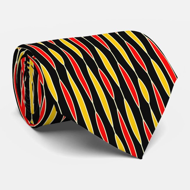 Linear Leaf 02 Tie (Rolled)