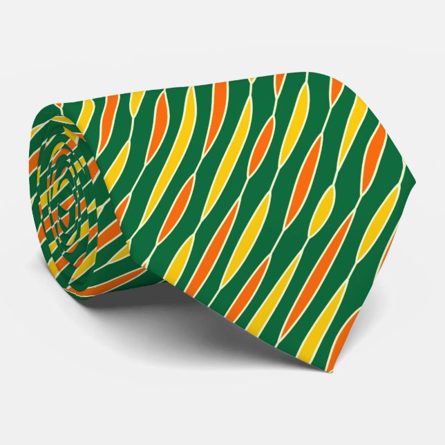 Linear Leaf 04v2 (Diagonal) Tie (Rolled)