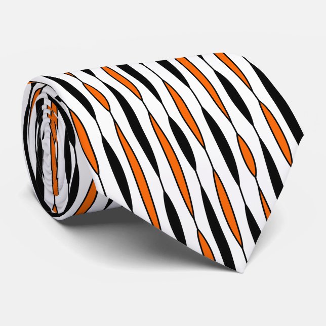 Linear Leaf 09 Tie (Rolled)