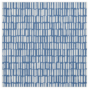 Linear, Modern Pattern - Sagamore - Blue Fabric