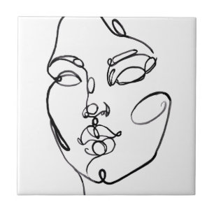 Linear Thoughts - Face Tile