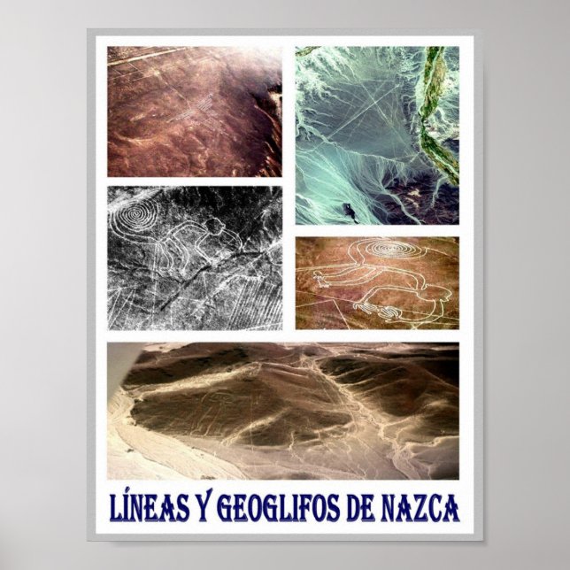 Líneas y Geoglifos De Nazca - Peru - Poster (Front)