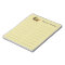 Lined Kitchen Planner Template Notepad soft yellow