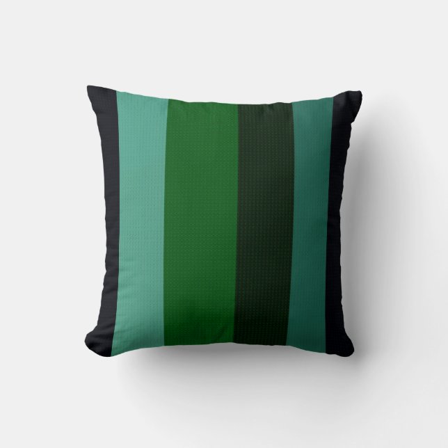 Lined Light-Blues Decor-Soft Modern Pillows (Front)