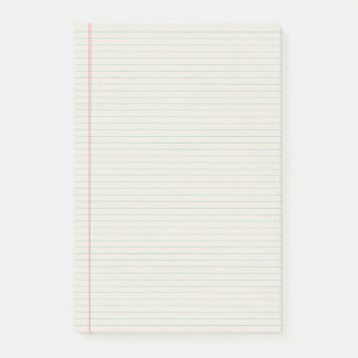 Lined Notebook Binder Paper Post-it Notes