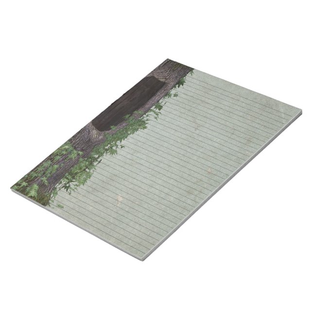 Lined Paper for Book of Shadows & Grimoire Green Notepad (Angled)