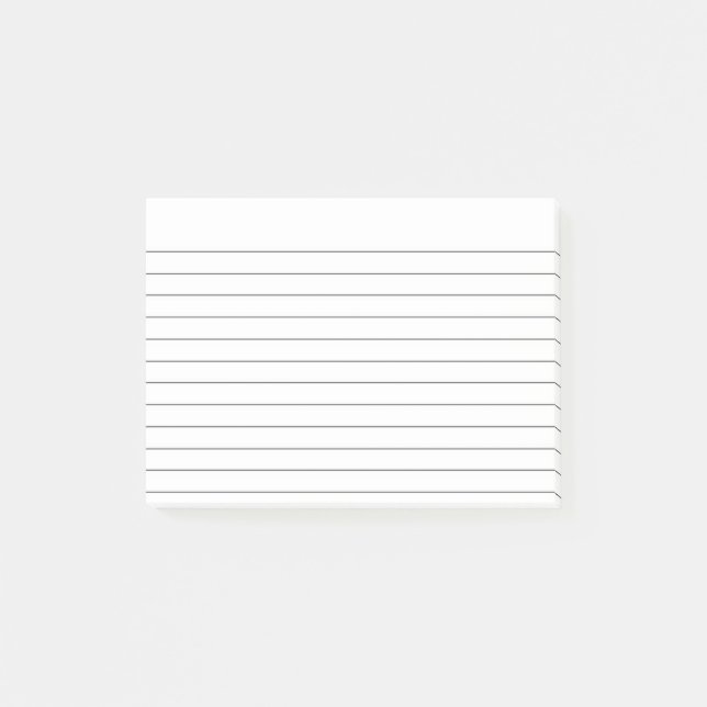 Lined Paper Guides Notepad (Front)