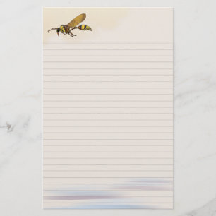 Lined Potter Wasp Stationery