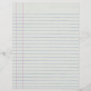 Lined School Paper Background