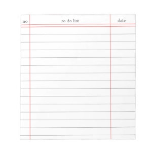 Lined To-Do List Organise Your Tasks in Style Notepad