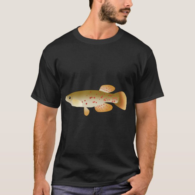 Lined Topminnow (F. chrysotus) T-Shirt (Front)