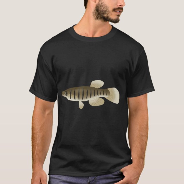 Lined Topminnow (F. lineolatus) T-Shirt (Front)
