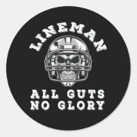 Lineman all guts no glory football