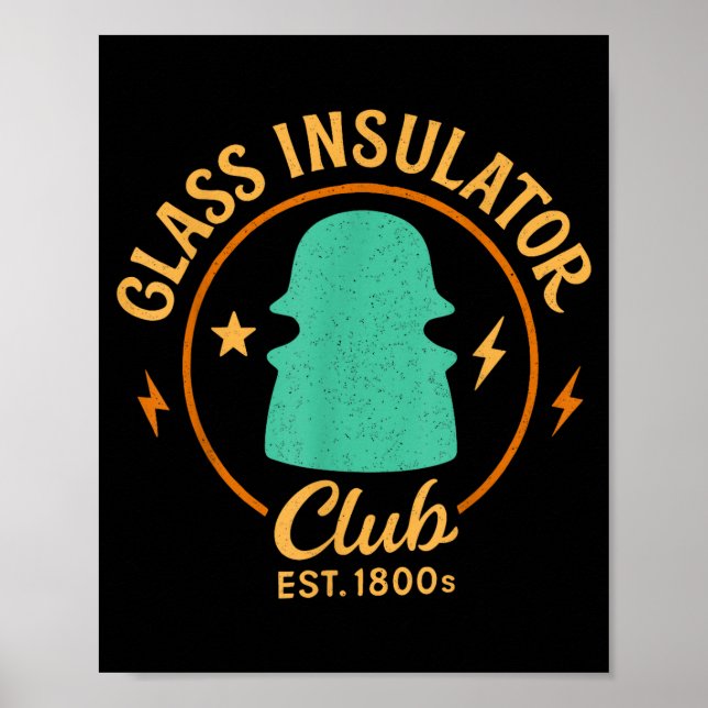 Lineman Collector Antique Insulator Gl Insulator C Poster (Front)