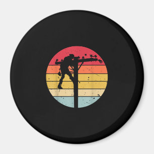 Lineman Electrician Gift Magnet