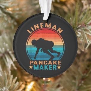 Lineman Pancake Maker - American Football Ornament