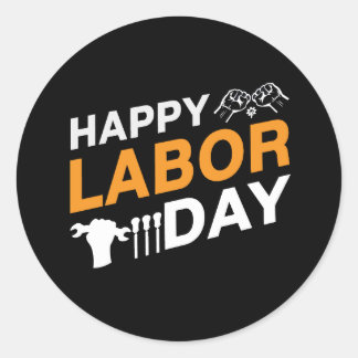 lineman-serving-pancakes-daily-tshirt-design classic round sticker