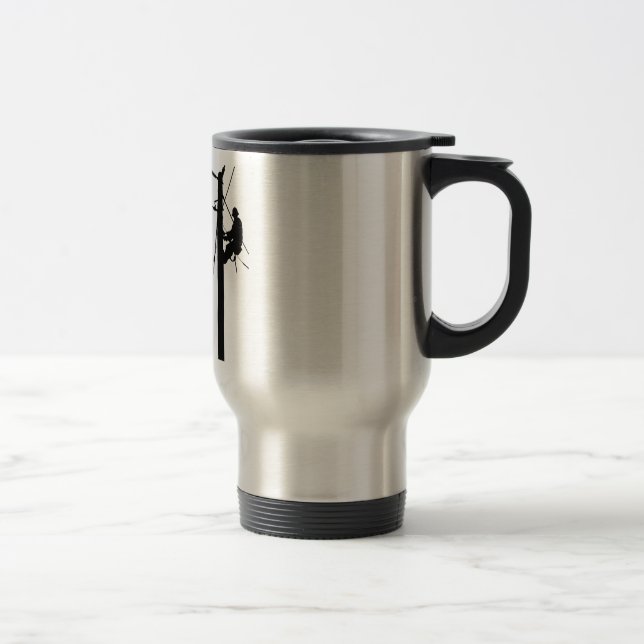 Linemen Because Travel Mug (Right)