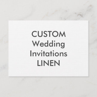 LINEN 100lb 6.25" x 4.5" Wedding Invitations