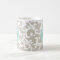 Linen and Mint Monogrammed Damask Print