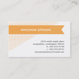 Linen Banner Personal Calling Card