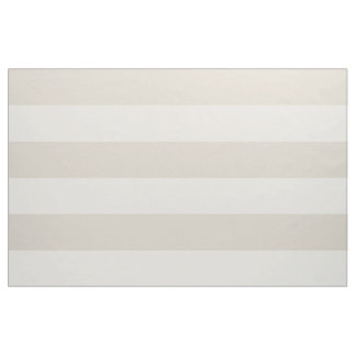 Linen Beige and Ivory Wide Stripes Large Scale Fabric