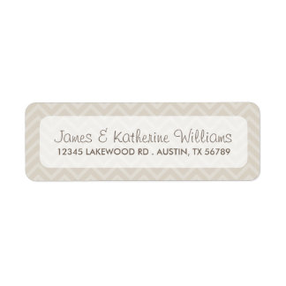 Linen Beige Chevron Stripes Modern Wedding