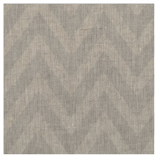 Linen Beige Modern Chevron Large Scale Fabric