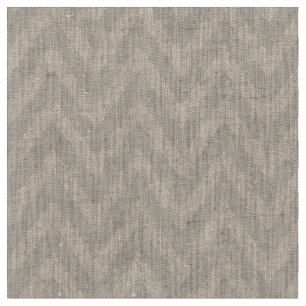 Linen Beige Modern Chevron Stripes Fabric