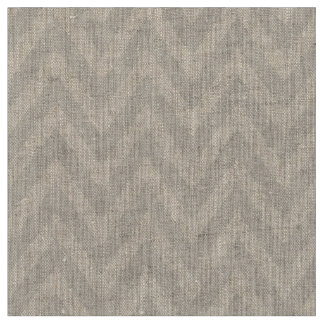 Linen Beige Modern Chevron Stripes Fabric
