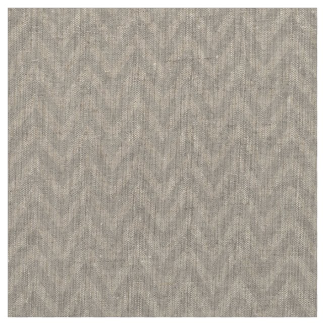 Linen Beige Modern Chevron Stripes Fabric (Swatch)