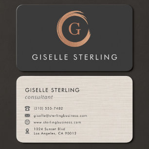 Linen Business Card