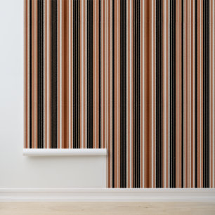 Linen Luxury Popular Brown White Collection Wallpaper