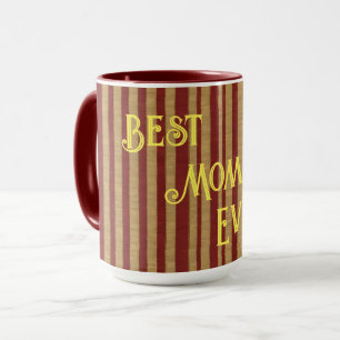 Linen Luxury Popular Burgundy Gold Collection Mug