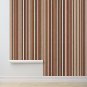 Linen Luxury Trendy Brown White Texture Collection Wallpaper