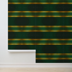 Linen Luxury Trendy Green Gold Texture Collection Wallpaper