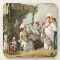 Linen Market, Roseau, Dominica, c.1780 (oil on can