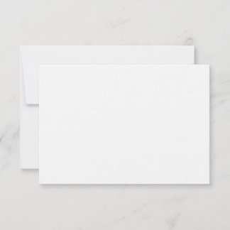 Linen Paper Wedding RSVP Response Card