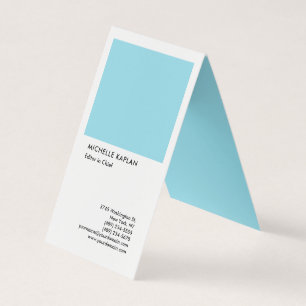 Linen Professional Exclusive Special Blue White Business Card