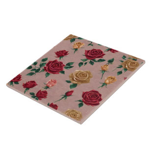 Linen Roses Beautiful Popular Collection Tile